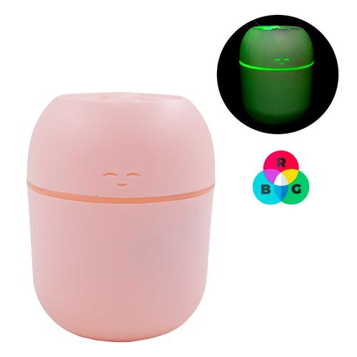 Umidificador de Ambiente C/ LED 220ml em Plástico Giftutil