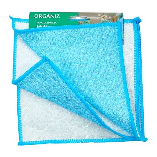 Kit Pano P/ Limpeza Multiuso Dupla Face 3 Peças Kehome