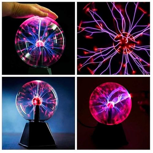 Luminária Globo de Plasma Ball Light  20cm Vidro e Plástico  127V Taimes Taimes Coml