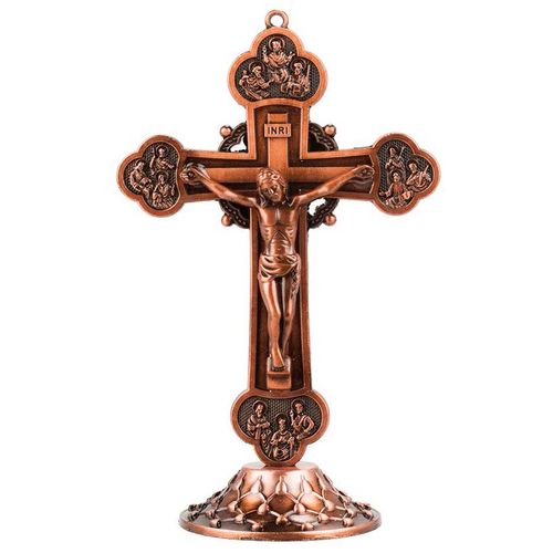 Crucifixo Jesus 15x9,5cm em Metal Taimes