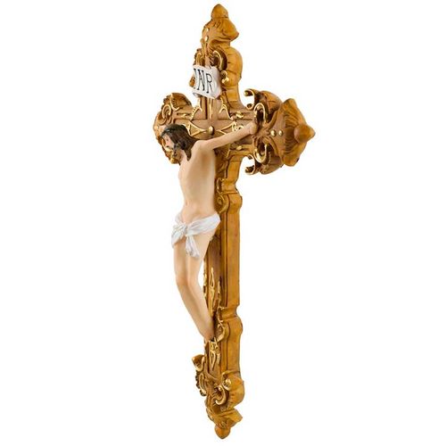 Jesus Crucificado 30cm em Resina Taimes