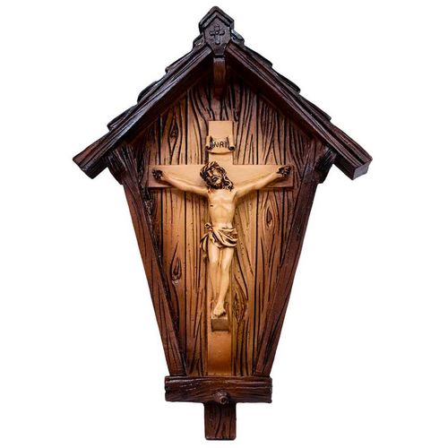 Jesus Crucificado 19,8cm em Resina Taimes