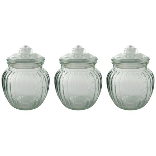 Jogo de Potes Hermético 600ml em Vidro FlashGoods