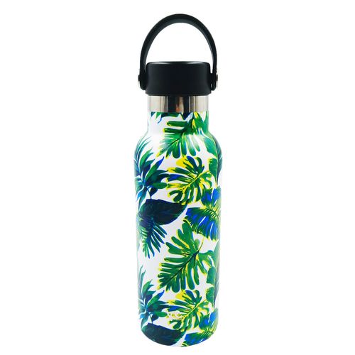Garrafa Térmica Tropical Island 500ml em Aço Inox Kehome