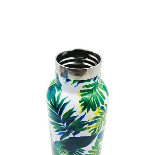 Garrafa Térmica Tropical Island 500ml em Aço Inox Kehome