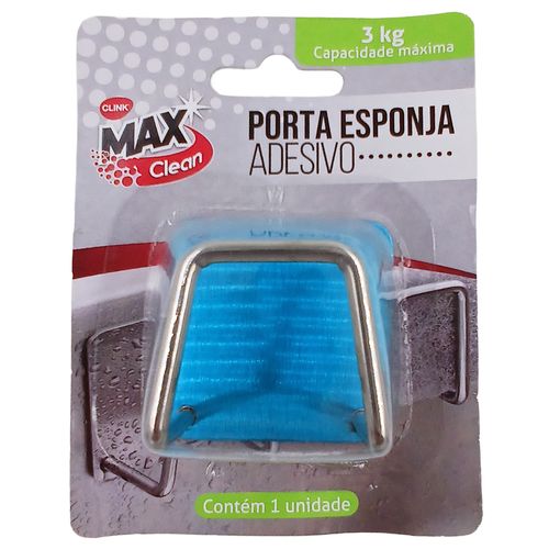 Porta Esponja Adesivo 8X4cm em Inox Clink