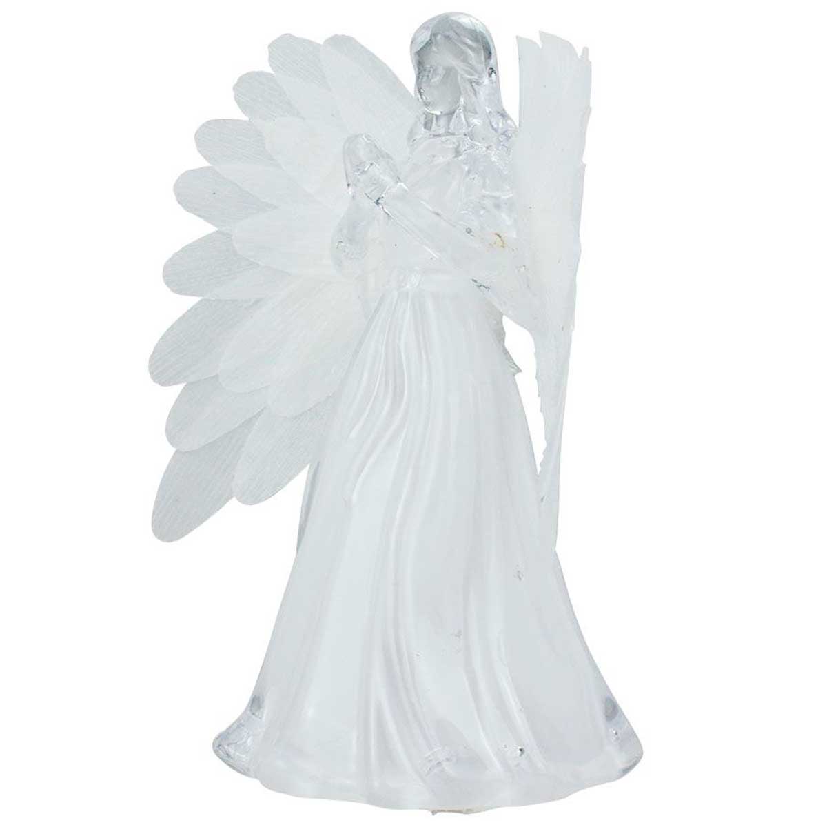 Encontraproduto.com.br - Luminária Anjo Decorativo 13cm em Plástico Taimes