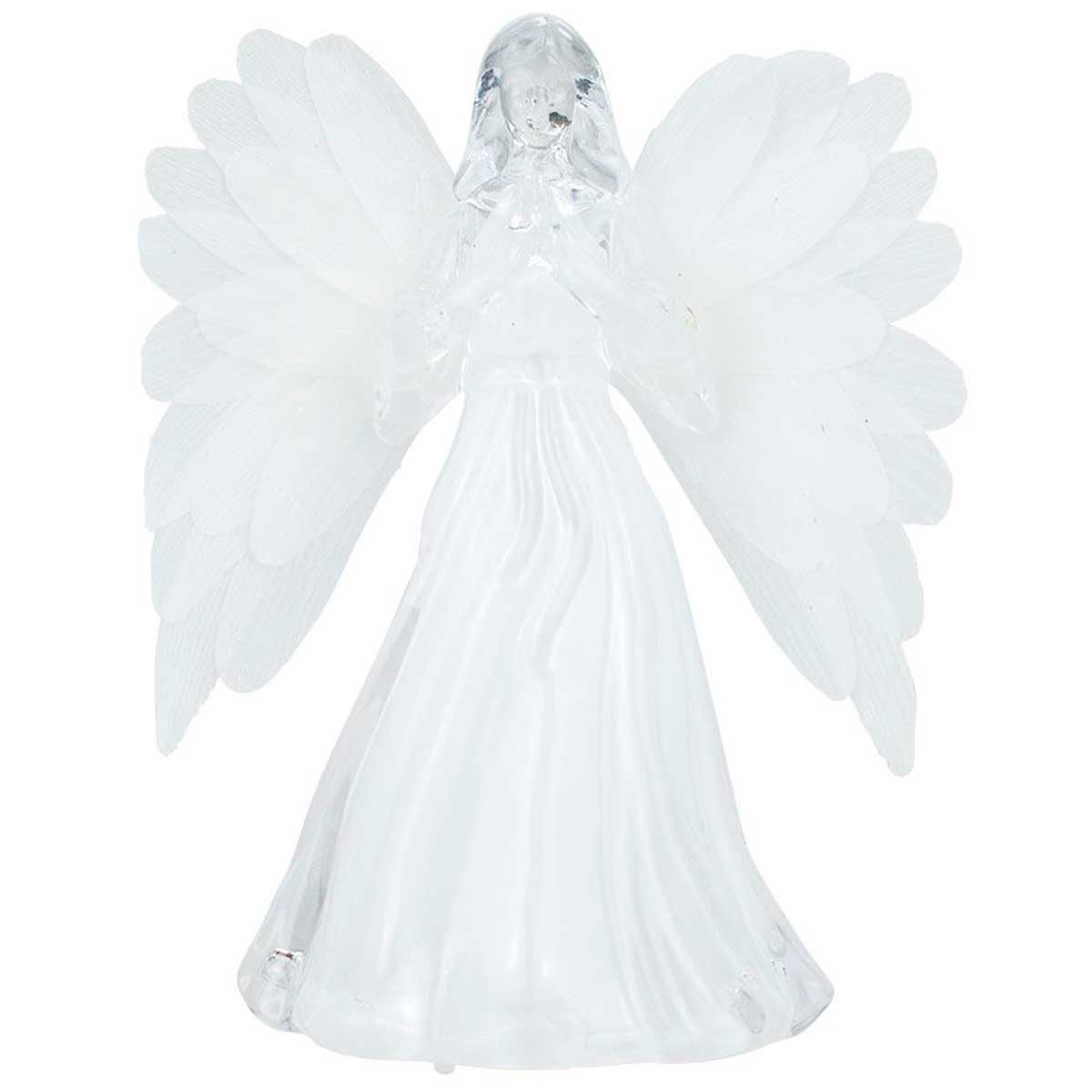 Encontraproduto.com.br - Luminária Anjo Decorativo 13cm em Plástico Taimes