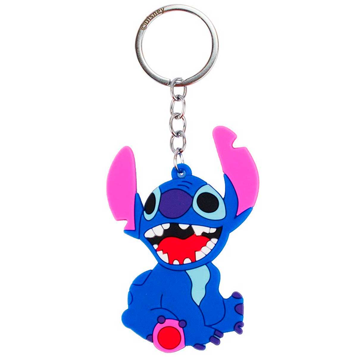 Chaveiro Stitch 11cm em Silicone Taimes
