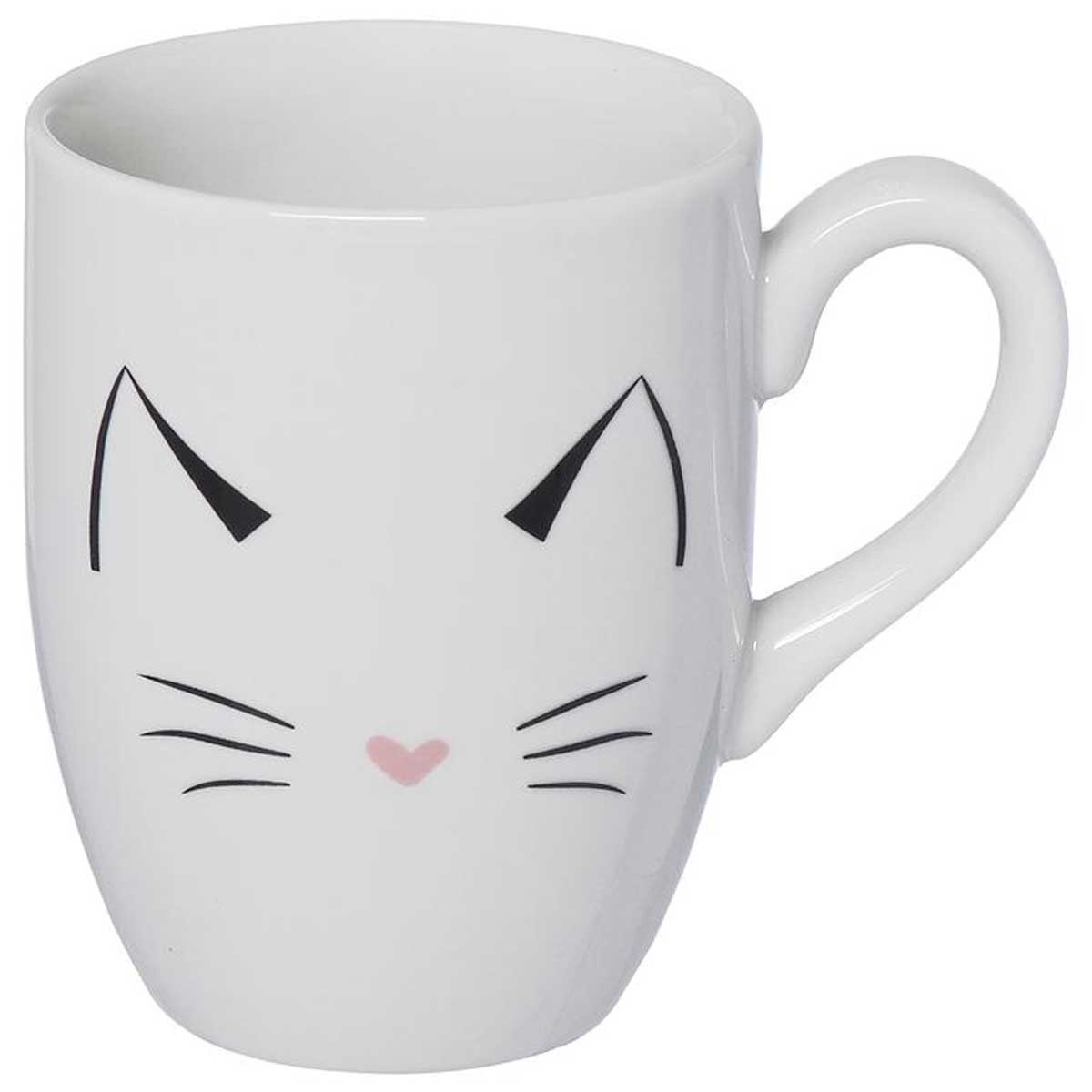 Caneca Porcelana Gatinho Hauskraft 350 ml