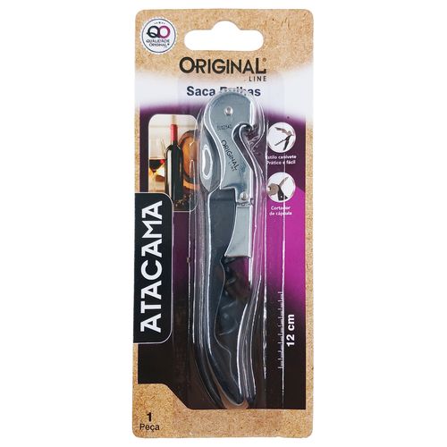 Saca Rolha 12cm em Aço Inox Original Line