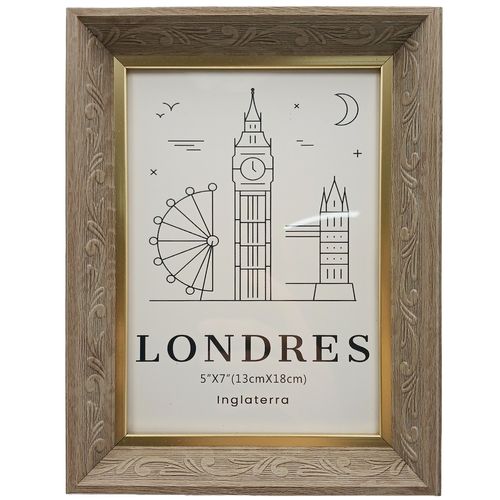 Porta Retrato Decorativo 13x18cm Plástico Livon