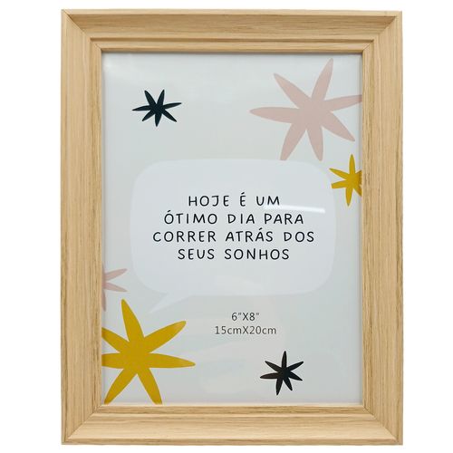 Porta Retrato Decorativo 15x20cm Plástico Livon