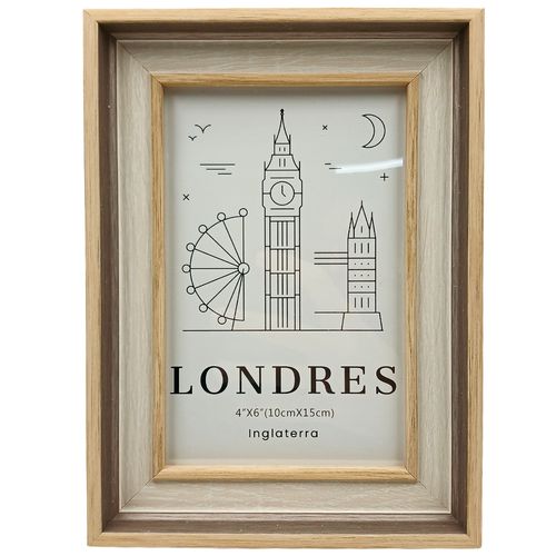 Porta Retrato Decorativo 10x15cm Plástico Livon