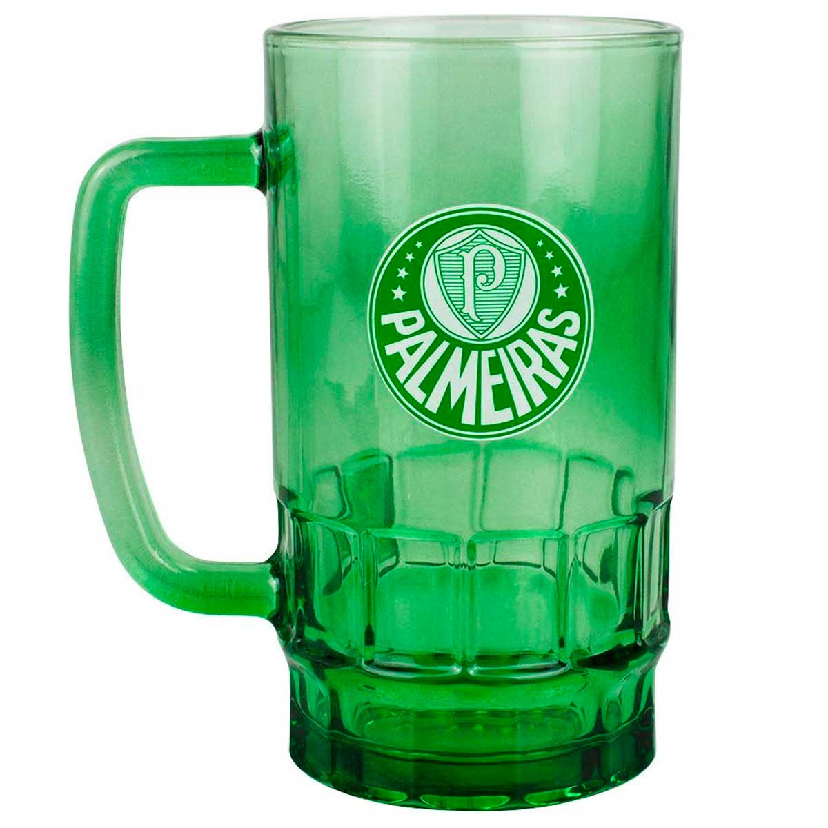 Caneca Palmeiras 550ml em Vidro Mileno