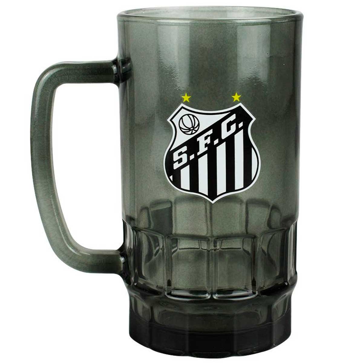 Caneca Santos 550ml em Vidro Mileno