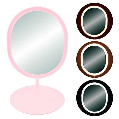 Espelho Redondo 17x19cm C/ LED Fu Xing