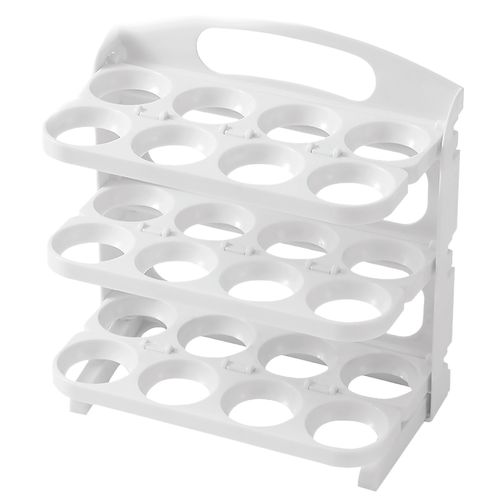 Organizador P/ Ovos Dobravél 24 Unidades em Plástico Livon