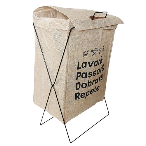 Cesto Organizador Multiuso 35x60cm em Poliéster Fu Xing