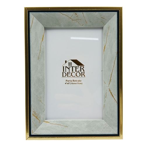 Porta Retrato Decorativo 10x15cm em Plástico Interponte