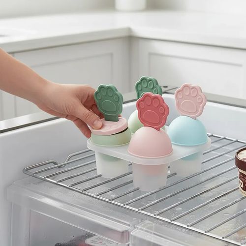 Forma P/ Picolé Patas 4 Peças em Plástico Kehome