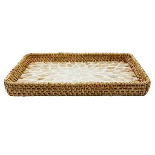 Bandeja Decorativa Estampada 30x20cm em PVC Dcarte