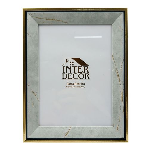 Porta Retrato Decorativo 15x20cm em Plástico Interponte