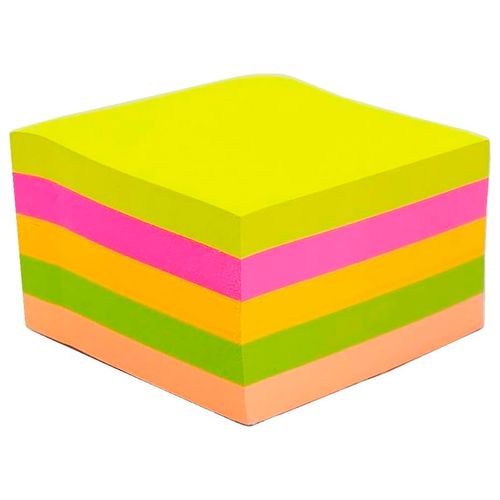 Bloco de Anotação Adesivo Quadrado 5 Cores 400 Folhas 5cm Michael Judi