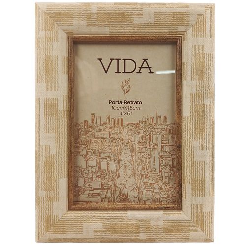 Porta Retrato Decorativo 15x10cm Plástico DCarte