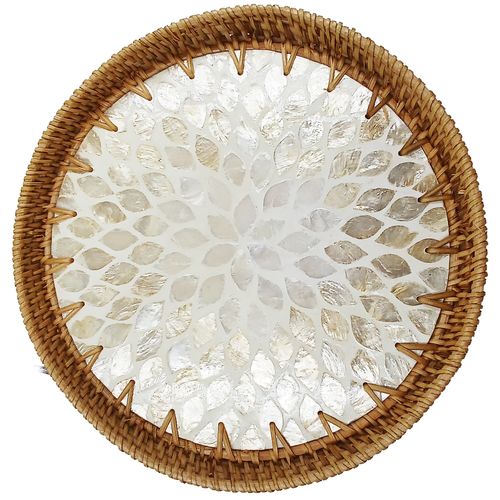 Bandeja Decorativa Estampada 30x30cm em PVC Dcarte