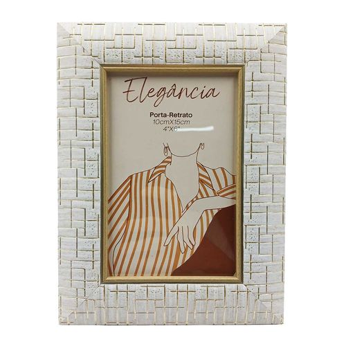 Porta Retrato Decorativo 15x10cm Plástico Dcarte