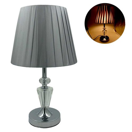 Abajur de Mesa Decorativa 23x38cm em Metal Y888