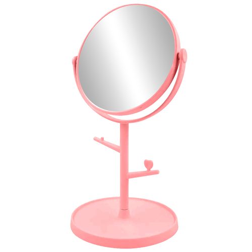 Espelho de Mesa Redondo 30cm em Plástico Livon