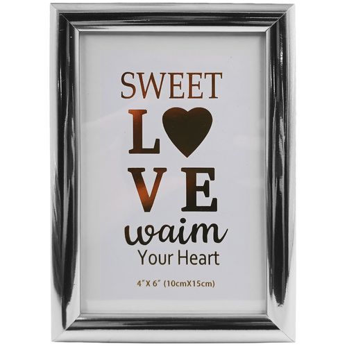 Porta Retrato Decorativo 10x15cm em Plástico Livon