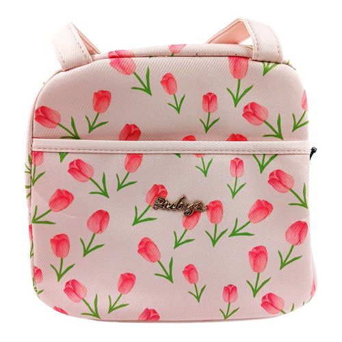 Nécessaire Flores 20x19cm em Poliéster Rubys