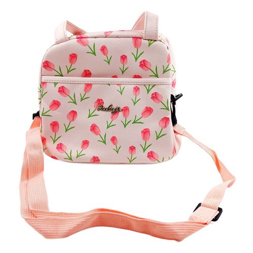 Nécessaire Flores 20x19cm em Poliéster Rubys