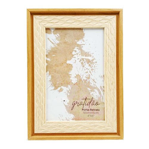 Porta Retrato Decorativo 10x15cm em Plástico FWB