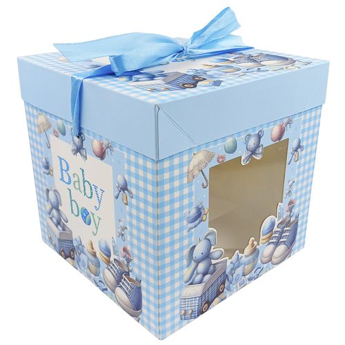 Caixa P/ Presente Baby 15x15cm em Papel Amigold