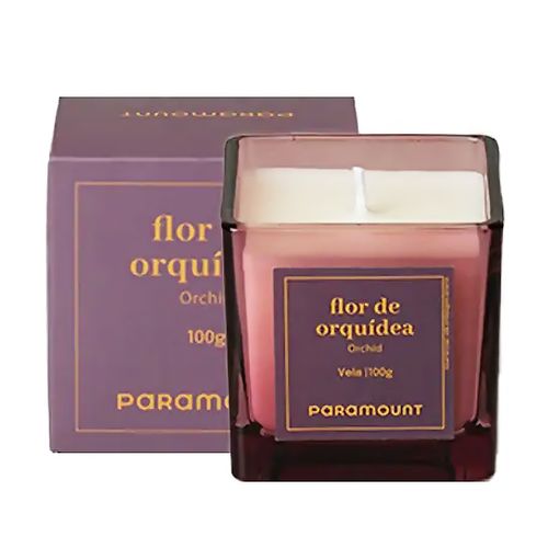 Vela Aromática Flor de Orquídea 6cm em Vidro Paramount
