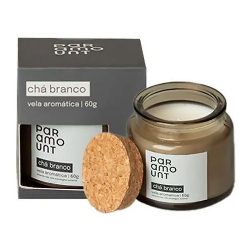 Vela Aromática Chá Branco 6cm em Vidro Paramount