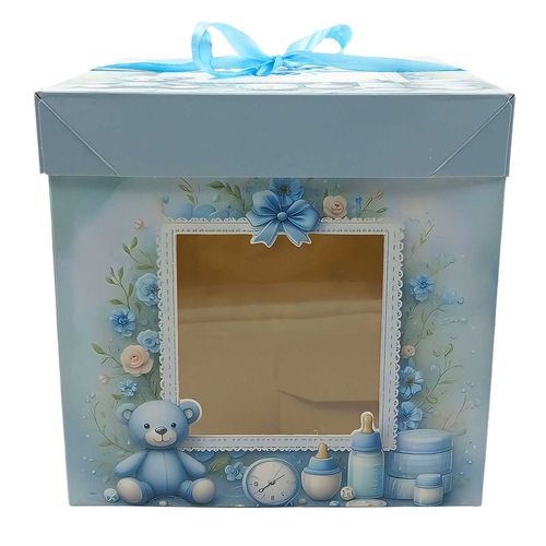 Caixa P/ Presente Baby 22x22cm em Papel Amigold