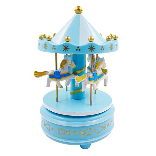 Carrosel Musical Decorativo 17x11x11cm em Plástico Top útil