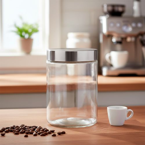 Pote Hermético Redondo 1,2L em Vidro Fu Xing