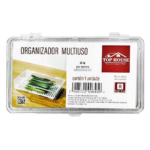 Organizador De Geladeira 27,5x16x6cm em Acrílico FWB