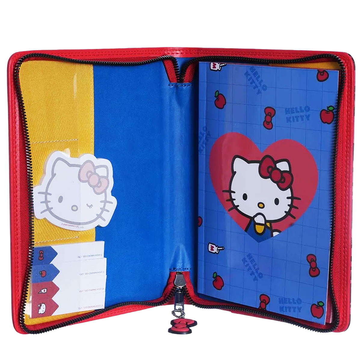 Caderno Hello Kitty C/ Pasta 24x17cm em Papel Zona Criativa