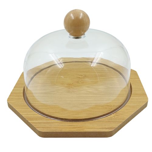 Queijeira C/Tampa 16cm em Acrílico Imporiente