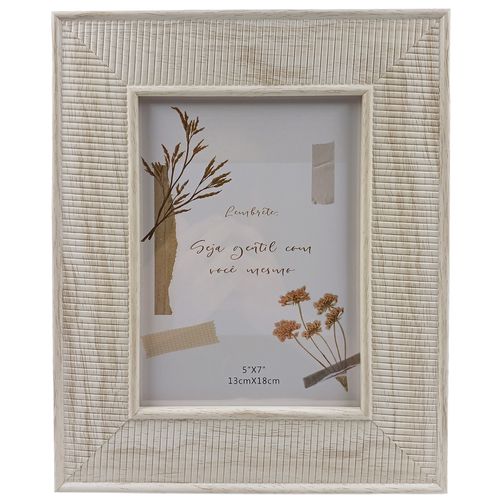 Porta Retrato Decorativo 13x18cm em Plástico Livon