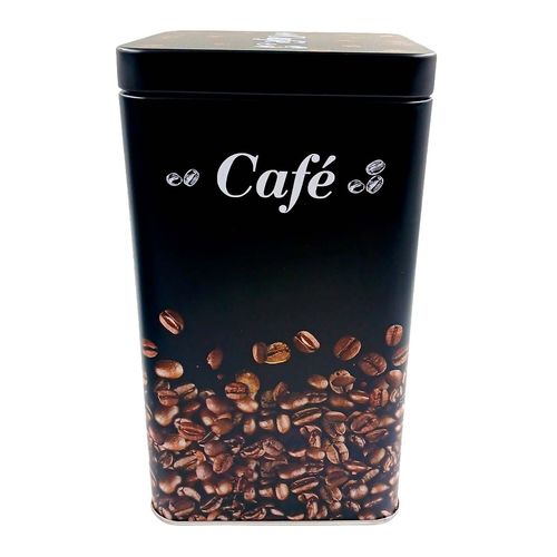 Lata Porta Café 10x10cm em Metal FWB