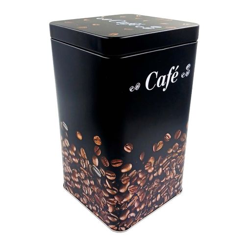 Lata Porta Café 10x10cm em Metal FWB