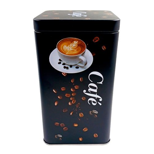 Lata Porta Café 10x10cm em Metal FWB